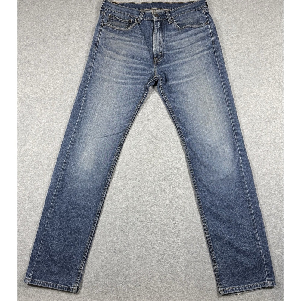 Levi's 505 Regular Fit Jeans Men's 34x34 Blue Straight Leg